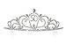Birthday Party Rhinestone Crystal Tiara Crown - 50th Fifty Fiftieth T1169