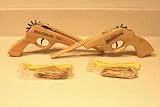 Pair of Six Shooter Style Rubber Band Guns