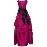 Strapless Taffeta Prom Gown Dress