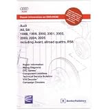 1998 2003 2004 2005 AUDI A6 S6 RS6 Service Manual DVD by Audi