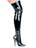 ELLIE 511-ALLY 5" Heel Thigh High Stretch Boot , White, 7 Size