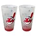 Cleveland Indians Frosted Pint Glass (16-Ounce, Set of 2)