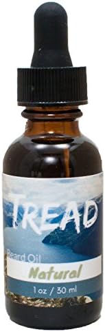 Tread Natural Premium Beard Oil for Men (Unscented)