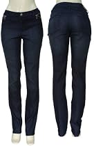 JUNIOR PLUS PARIS BLUES Stretch Zipper Slim Denim