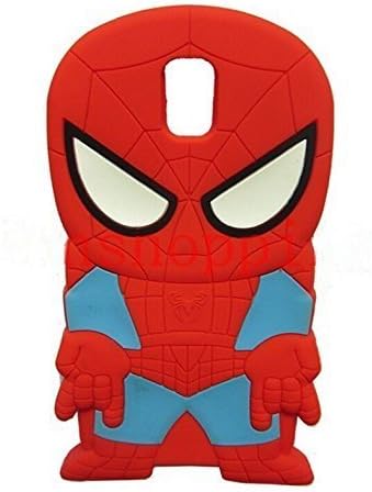 GAOJX Galaxy Note 3 Case,Galaxy Note 3 Spiderman Case,3D Cartoon Superhero Spiderman Silicon Gel Rubber Case Cover For Samsung Galaxy Note 3