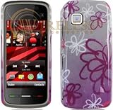 Lime Flower Design Open Face Protex Cover for Nokia Nuron 5230 T-Mobile Pro ....