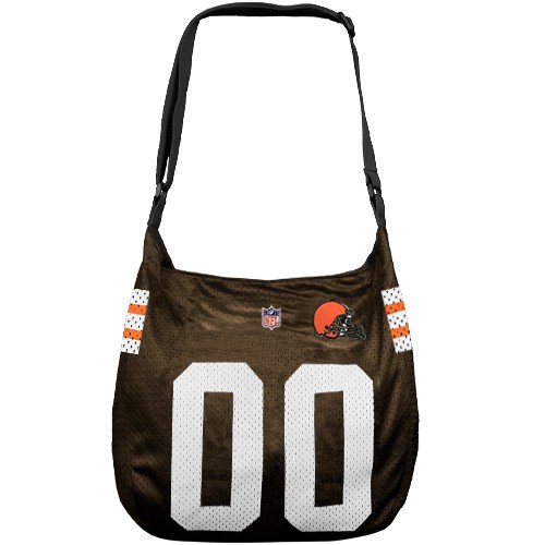 Cleveland Browns Brown Veteran Jersey Tote Bag