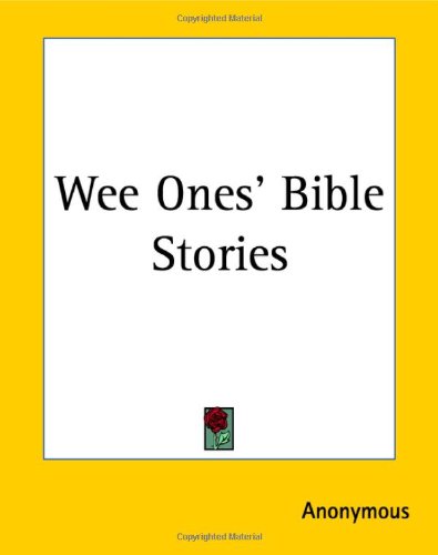 Wee Ones' Bible Stories