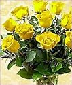 12 Long Stemmed Yellow Roses