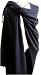 BLACK SHOULDER PONCHO SHAWL CLOAK WRAP CAPE