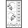 Butterflies 2 Rub 'n' Etch Glass Etching Stencils &hellip by Armour Products