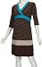 Baby : Esprit maternity Dress 3/ 4sleeves AOP B84267 Damen Kleider/ Knielang, Gr. 34 (XS)Braun (coffee 200)