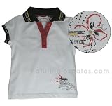 Kenzo Embroidered Print White Polo