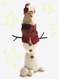 Image of Schneemann "mit rotem Schal" 19 cm von Cecilia Carlsson