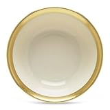Lenox Lowell Gold Banded Ivory China Fruit Bowl
