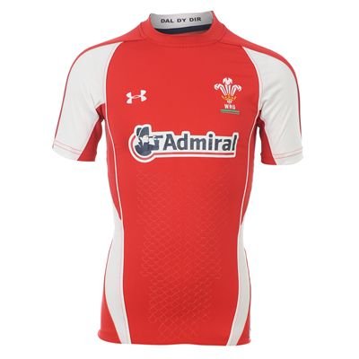 Under Wales Rugby Union Authentic Home Shirt 2010 Red 13 (XLB) Under Wales Rugby Union Authentic Home Shirt 2010 Red 13 (XLB)