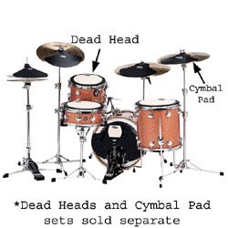 Drum Workshop Complete Pad Set with Bass Drum, Cymbal, and Head Pads