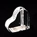 Langxun 24k Gold Long Stem Rose Heart-shaped Display Stand - Acrylic