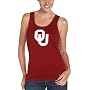 Oklahoma Sooners Junior's Ribbed Tank Top