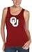  : Oklahoma Sooners Junior's Ribbed Tank Top