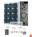 Tektrum 30w Solar Panel/Blocking Diode Cable/2m long Cable and Clamps Battery Charger Kit for RV, Home, Boat, Pool