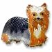 yorkshire_terrier17yorkshire terrier - Clearly Charming Yorkshire Terrier Sterling Silver and Enamel