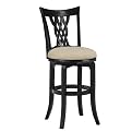Embassy Swivel Counter Stool - Black