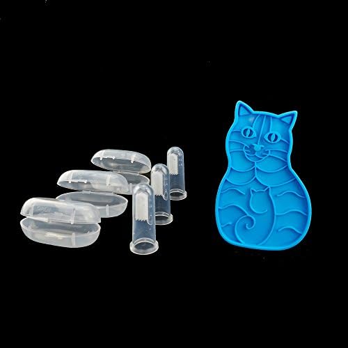 Generic 1 Piece Pet Grooming Brush &amp; 3 Parks of Advanced Oral Care Dog Soft Finger Brush/Toothbrush for Dog