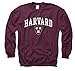 Harvard Crimson Adult Arch and Logo Crewneck - Maroon