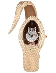 Just Cavalli Womens R7253153501 Poison Gold Ion-Plated Coated Stainless Steel Triangular Watch
