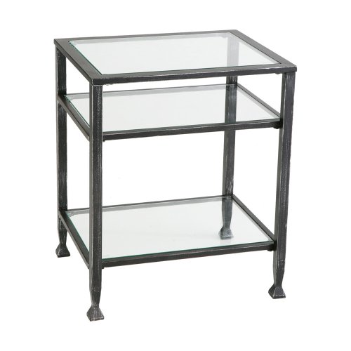 SEI Bunching Metal End Table