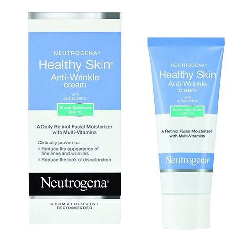Neutrogena Healthy Skin Anti-Wrinkle Cream with Sunscreen, SPF 15 1.4 oz (Pack of 2)