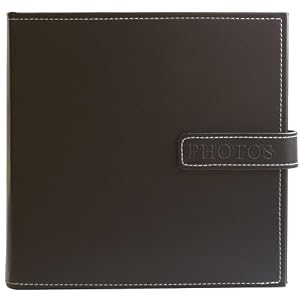 Calabria Faux Leather Photo Album 9x9", Holds 200 4x6" Pictures