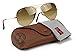 Ray-Ban RB3025 001/M2 Aviator Shiny Gold Frame / Brown Polarized Lens 58mm