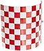 Lite Source LS-16845RED Checker Wall Lamp with Red Check Glass Shade