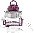 TV - Das Original 2295 Hei�luftofen "Halogen Oven" aubergine mit Erweiterungsring