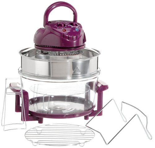 TV - Das Original 2295 Hei&szlig;luftofen \"Halogen Oven\" aubergine mit Erweiterungsr Preisvergleich