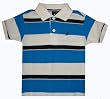 Nautica Toddler Polo Shirt Blue, Black and White Size 3T