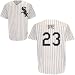 Men`s Chicago White Sox #23 Jermaine Dye Home Replica Jersey - 2XL