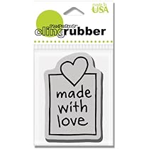 Stampendous Cling Rubber Stamp - With Love Window