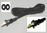 2-prong Ac Power Cord for Canon Pixma Ip1600 Ip1700 Ip1800 Ip2600 Ip3000 Ip3500 Ip3600 Ip4000 Ip4200 Ip4300 Ip4500 Ip4600 Ip4700 Ip5200 Ip6600d Ip6700d Inkjet Photo Aio Printer