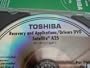 Toshiba Satellite 5105 Series Recovery and Applications/Drivers DVD, Part # TK119-CL1257-A1/B1/C1.