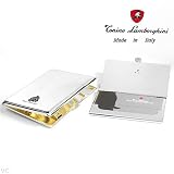 Perfect Gift! Tonino Lamborghini Italian Design Charming Set of Two: Cigar Holder and Business Card Holder