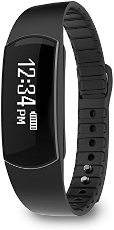 Comcome Waterproof Touch Screen Bluetooth Fitness Tracker Watch Sport Activity Monitor with Pedometer Distance/Sleep/Calories Tracking Call/Alarm Vibration for IOS7.0+ AND Andriod 4.3+ (Grey Frame)