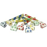 Beistle Super-Tube Noiseless Blowouts, 16-Inch, Assorted Color