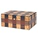 100-Cigar and Humidor, Hi Lacquer Checkerboard Inlay with Hygrometer
