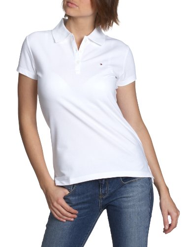Tommy Hilfiger Stretch PQ Fitted Polo S/ S 1M60234111 Damen Shirts/ Poloshirts, Gr. 44 (XX Preisvergleich