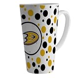 NHL Anaheim Ducks 16-Ounce White Latte Mug