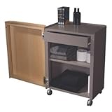 IMAGE OF Aeri Wood Cart Storage Unit Finish: Natural