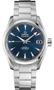 Omega Seamaster Aqua Terra 150M Blue Dial Stainless Steel Case and Bracelet Mens Watch 23110422103001